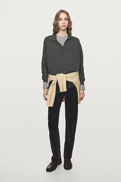 Massimo Dutti %100 kaşmir oversize triko kazak