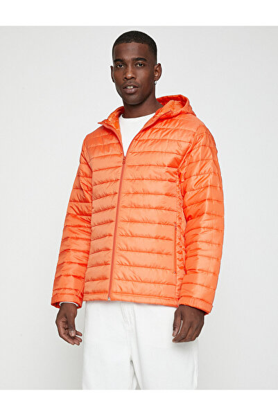 Koton Ανδρικό Παλτό Πορτοκαλί 3wam20155hw