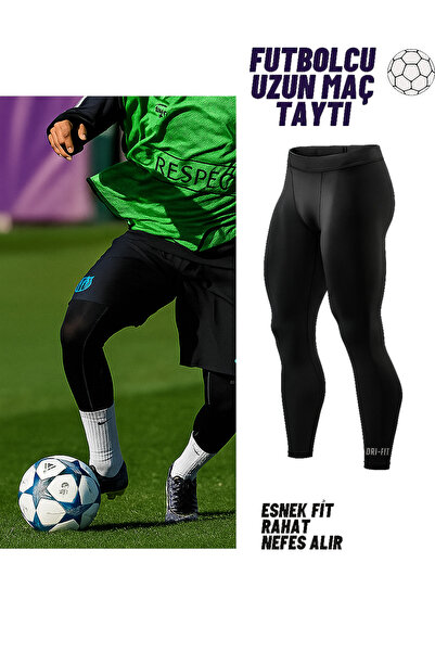 GAZELMANYA Uzun Prof Futbol Taytı Sporcu Taytı Futbol Tayt Şort Altı Tayt Fut...