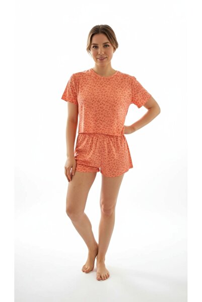 Merlot Set pijama tricou și pantaloni scurți tricotat
