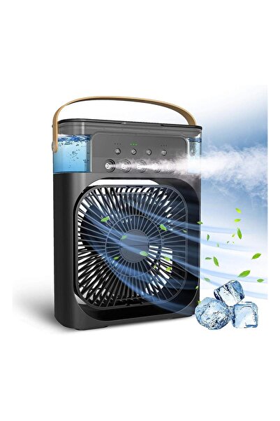 Mi7a 600 Ml Ulrasonik Hava Vantilatörü Nemlendirici Fan Pervane Buhar Makines...