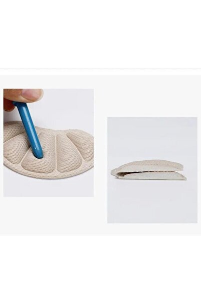 Foottab Ayakkabı Vurma Önleyici Siyah Bez Ped, Yapışkanlı Dolgulu Topuk Arkası Koruma Tabanlık, 1 Çift