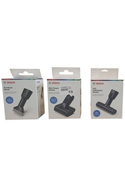 Bosch Unlimited 9 BCS931WBA Şarjlı Dikey Süpürge Aksesuar Seti 3 LÜ