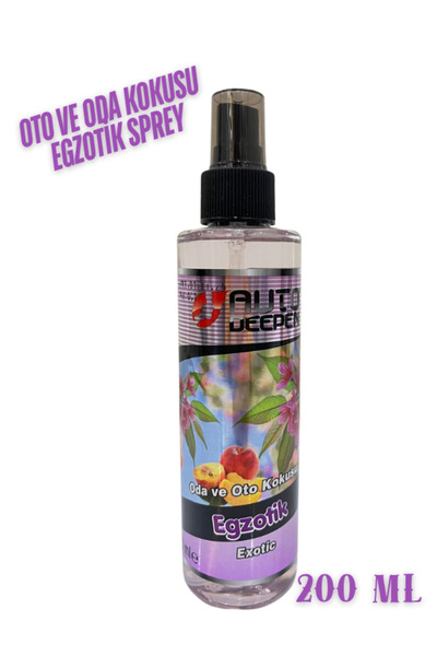AutoDeepen EGZOTİK SPREY KOKU 200 ML OTO KOKU VE ODA KOKU ARABA KOKUSU OTO FA...