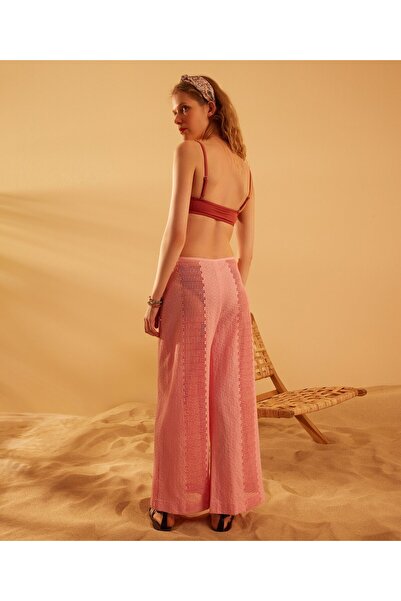 Yargıcı Kroşe Detaylı Pantolon