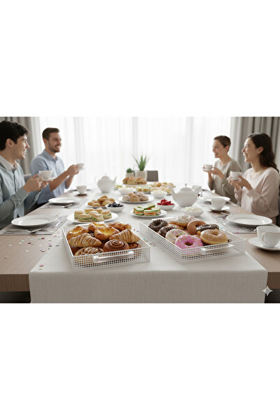 Generic A set of versatile serving trays with a sophisticated and elegant design.