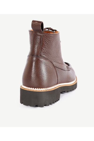 Yargıcı Tay Tüyü Detaylı Deri Bot