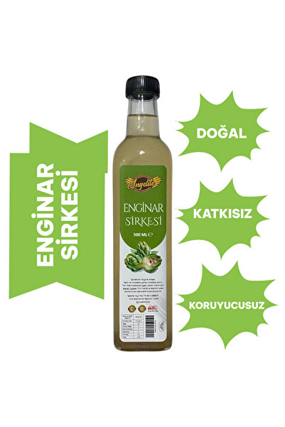 Angelite %100 Doğal Enginar Sirkesi 500 ml – Katkısız, Doğal Fermente – Karac...