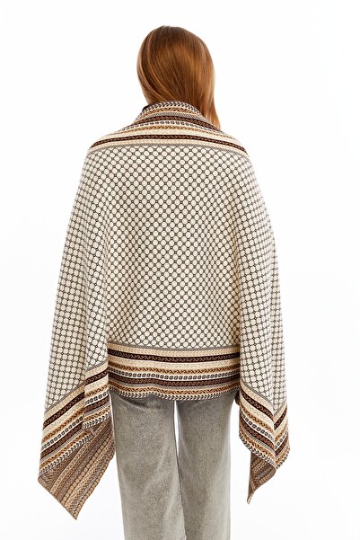 panşalço Kilim Model Stone, Knitwear Shawl, Knitwear Shoulder Shawl, Shawl, Women, Young, Mother Shawl