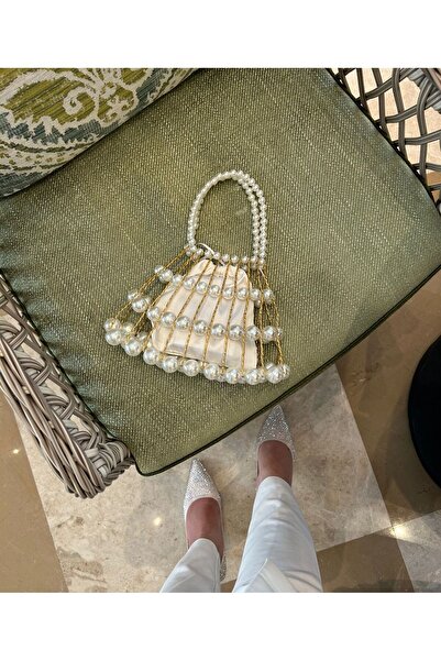 Merve Bayraktar Σχεδιαστική μαργαριταρένια τσάντα