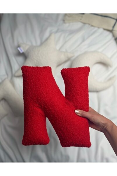 Yastıkland HARFLİ PELUŞ YASTIK SEVGİLİYE ÖZEL HEDİYE TASARIM YASTIK