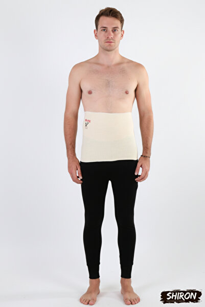 Shiron Sportswear&Company Hasyün Corset - Natural 100% Wool Super Thin Waist Corset Unisex