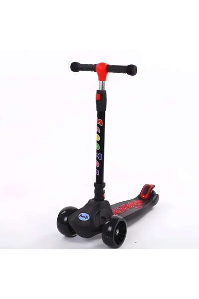 My modern game سكوتر أطفال قابل للطي بثلاث عجلات مع عجلات LED وموسيقى شيلات