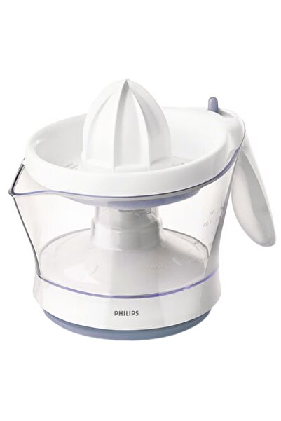 Philips Storcator de citrice HR2744/40, 25 W, 0.6 l, 1 Viteza, Ajustare cantitate pulpa, Alb