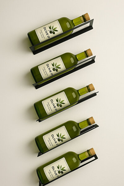 VENON 🍾10 Adet Metal Şişe Rafı Dekoratif Şarap Rafı DUVAR MONTAJLI Düzenleyi...