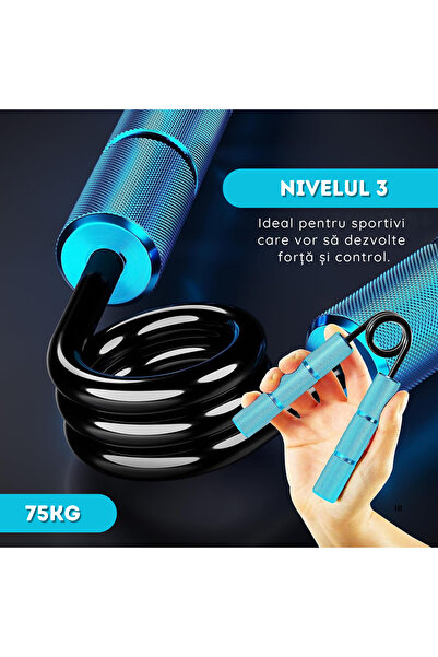 NARCIX FLEXOR FITNESS, otel inoxidabil, maner antialunecare – 75 kg