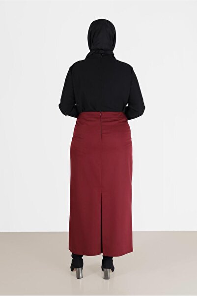 Alvina Split Detail Straight Cut Skirt 60221