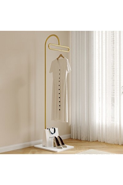 Zztcmp شماعة معاطف حديثة من الحديد مثبتة على الأرض، شماعة معاطف معدنية قائمة ...