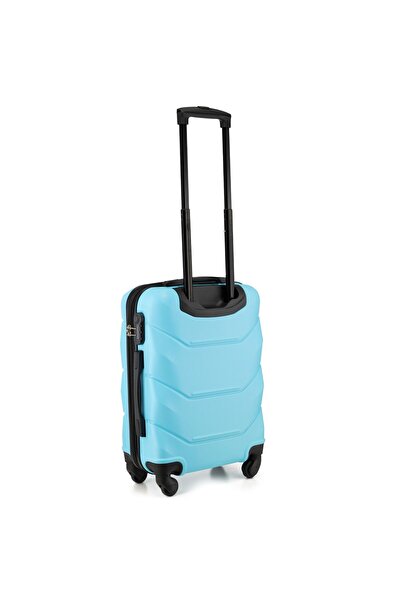 zagatto Troler Cabina, Albastru, 55x40x20 cm, Troller, Bagaj de mana, Valiza Cabina, 4 Roti, Cifru, ABS