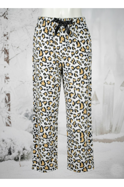 Altınay Pocketless Winter Fleece Women's Pajama Bottoms Single Bottom Je20