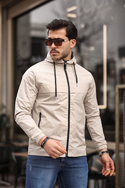 comstar Чоловічий водонепроникний плащ з підкладкою, капюшоном і кишенями