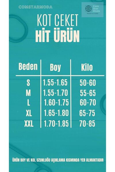 comstar Men's A Quality Slim Fit Denim Jeans Jacket