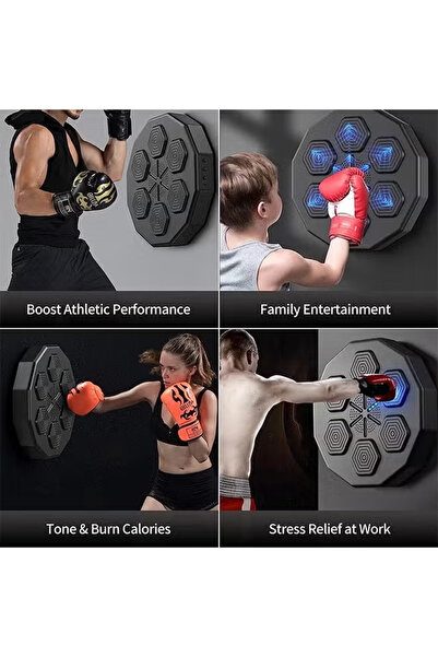 Generic Smart Electronic Music Boxing Machine, Wall Mounted Boxing Machine Game, Wall Punching Bag