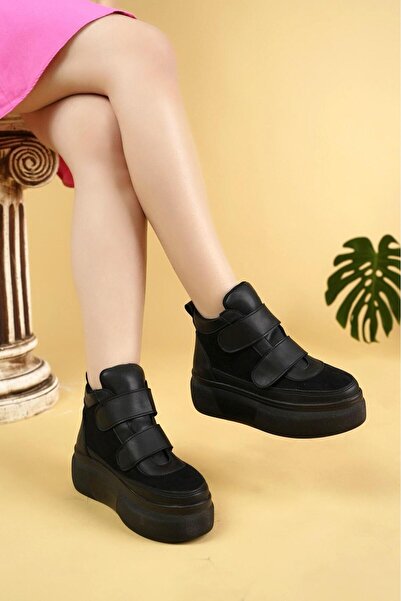 Belisse Dámské sportovní boty Nesil Shoes Minal 96181 černé na suchý zip