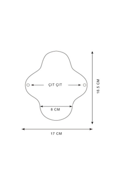 Ponped Yıkanabilir Doğal Kadın Pedi 3'lü Günlük Set