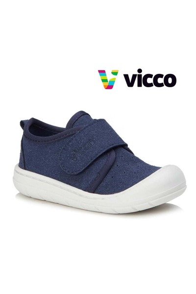 Vicco أحذية رياضية للأطفال من Anka First Step للأطفال باللون الأزرق الداكن