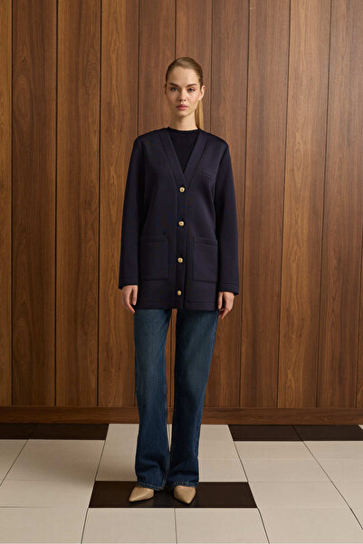 TERZİ DÜKKANI MARTA PUF KOLEJ HIRKA LACİVERT