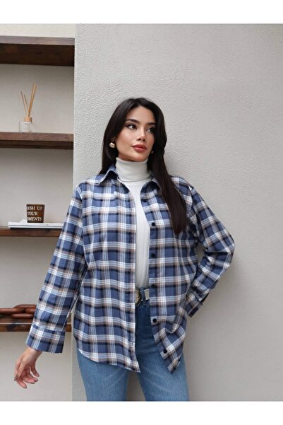 ESRAHELVACI Cămașă oversize în carouri