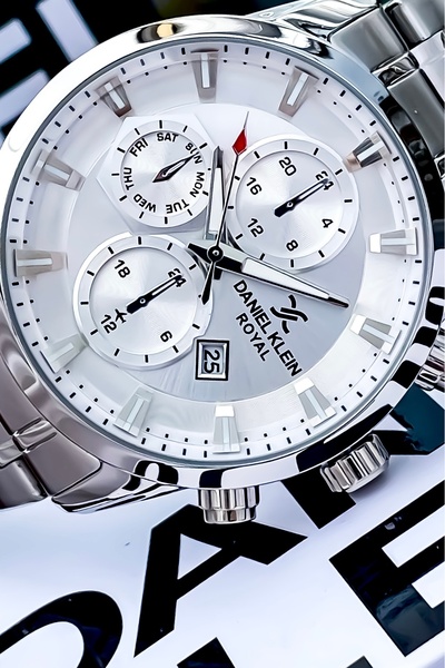 Daniel Klein New Season Steel Men's Wristwatch Waterproof Silver Color Bracelet Gift Father's Day Gift