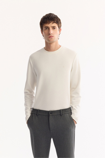 Avva Erkek Antrasit Yanı Lastikli Viskon Karışımlı Slim Fit Pantolon A52Y3016