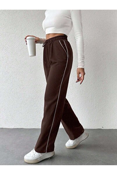 Miyalon Γυναικείο μαύρο φούτερ με λωρίδες στο πλάι