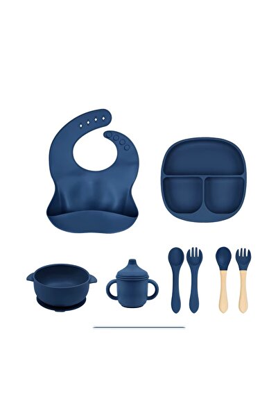 OEM Set silicon cu ventuză bol, farfurie 3 compartimente, bavetică cana cu ca...