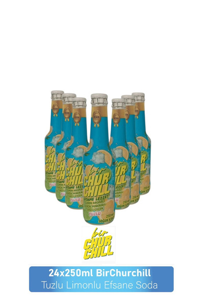 BİRAROMA Bir Churchill - Tuzla, Limonla, Ferahla - 24 Adet