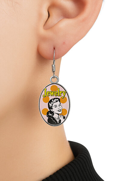 Funtasbig أقراط مجوهرات عتيقة للنساء