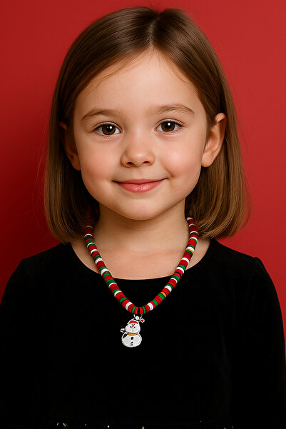 New Obsessions Christmas Figure Snowman Charm Dangle Smoke Necklace