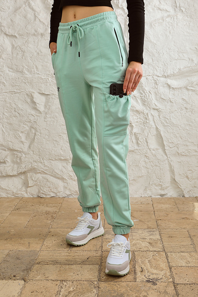 ESPİNA Γυναικεία φούτερ με τσέπη Cargo με κορδόνι Άνετη εφαρμογή