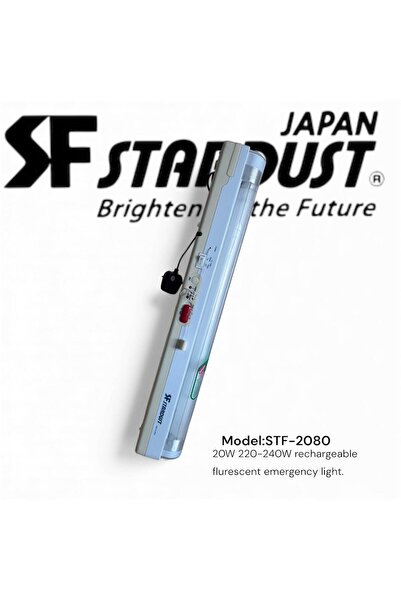 STARDUST 20W 220-240V Portable Rechargeable Fluorescent Emergency Lantern White