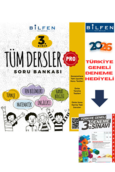 Bilfen Yayıncılık 3. Sınıf Tüm Dersler Soru Bankası