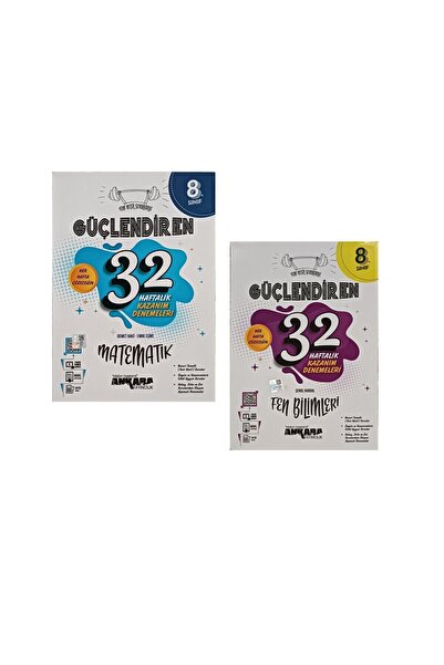 Ankara Yayıncılık 8.sınıf Lgs 2'li Güçlendiren 32 Haftalık Matematik Fen Bili...