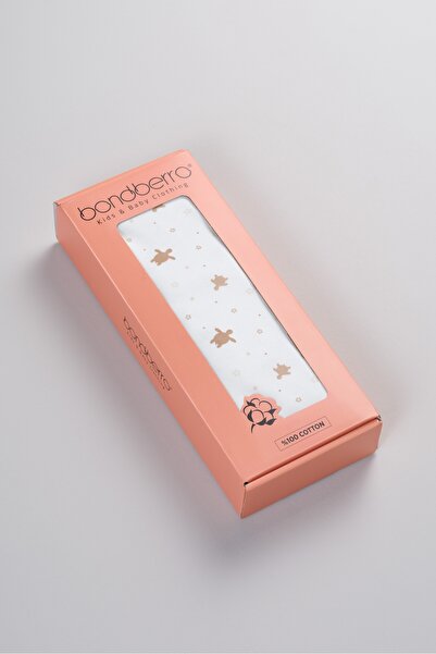 Bondberro Çift Taraflı İnterlok Örtü & Battaniye  %100 Pamuk Oeko-teks Sertifikalı 100 X 85 Cm