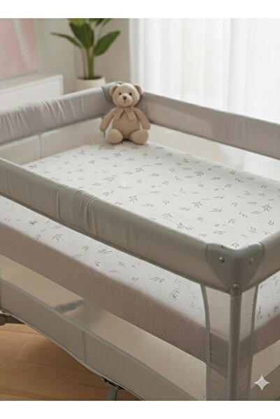 ENHA BABY %100 Pamuk Ranforce Lastikli Bebek Çarşafı 70X110X5 ve 60X120X10 Gr...