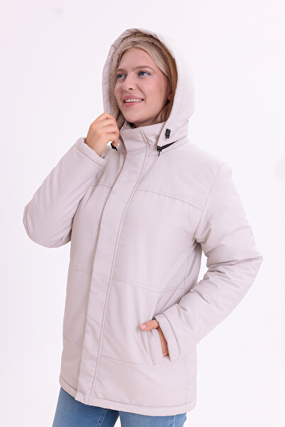 Montland Palton de iarnă și haină și parka pentru femei, cu glugă din shearling, rezistentă la apă și vânt, K cu glugă