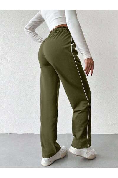 Miyalon Γυναικείο μαύρο φούτερ με λωρίδες στο πλάι