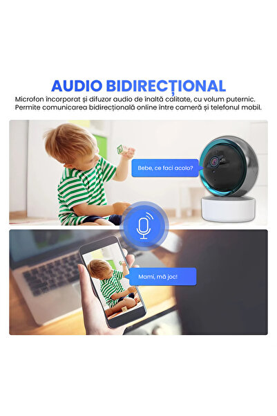 OEM Camera Supraveghere WiFi TECHNOVICI Rotativa 355, Full HD 1080P