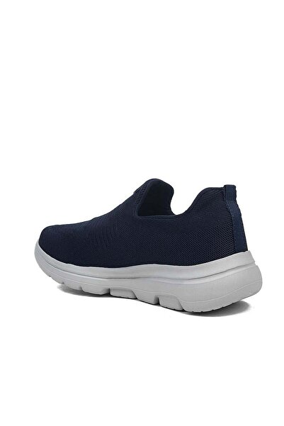 Wickers 2480 Navy Blue Knitwear Memory Foam Men's Sneakers