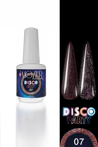 MOZIUR Kalıcı Oje Uv/led Disco Party 15ml -07